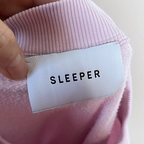 SLEEPER Diana Lilac Crewneck Sweatshirt Size XS Loungewear Comfy - Picture 4 of 6